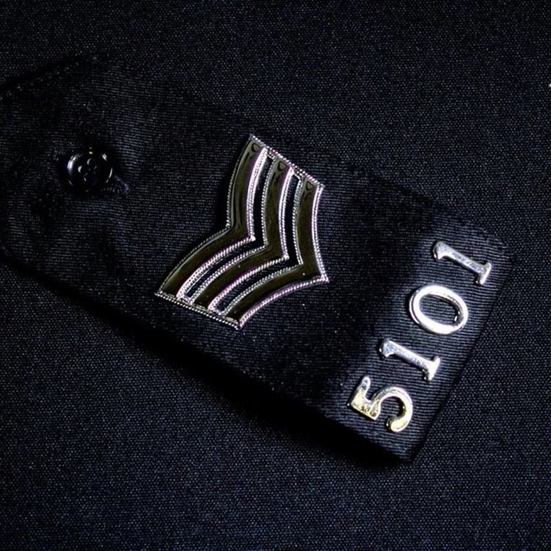 Police sergeant lapel