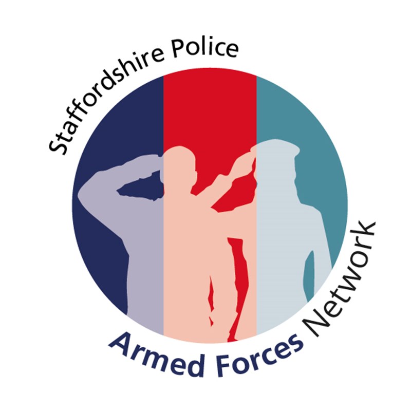 Staffordshire Police Armed Forces network logo