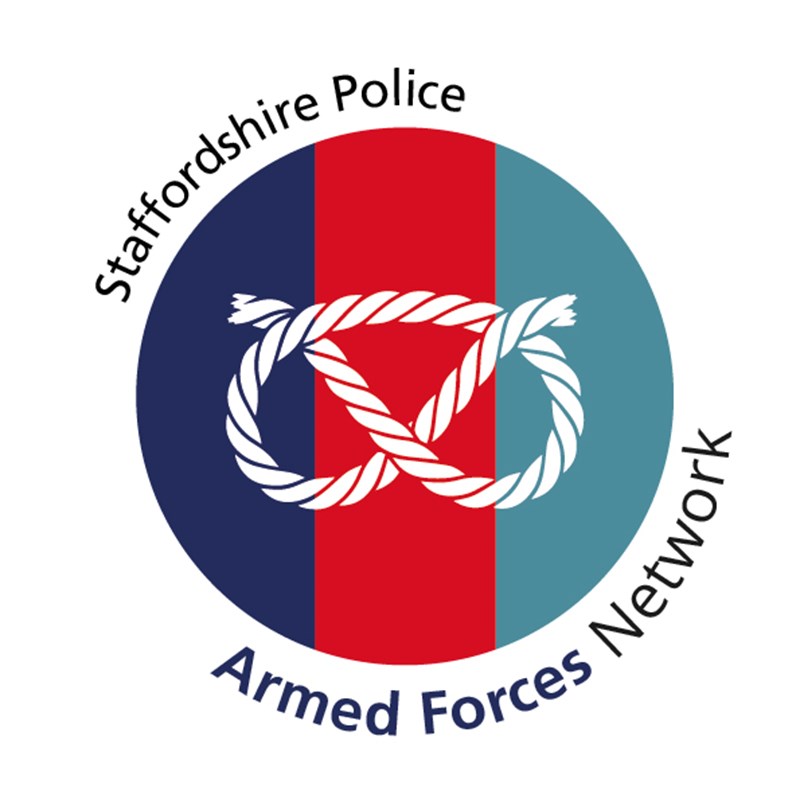 Staffordshire Police Armed Forces network logo
